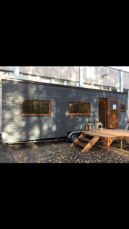 Tiny House 8,40m x 2,40m auf Vlemmix Trailer Winterfest-Mietkauf