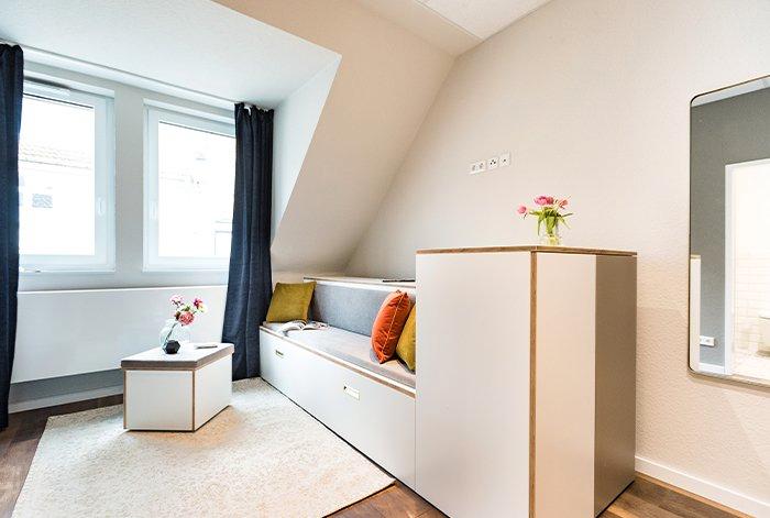 Dachgeschoßwohnung Hildesheim Himmelsthür - 1 Zimmer, 27 m&sup2;, 608&euro; | Angebot:26133178