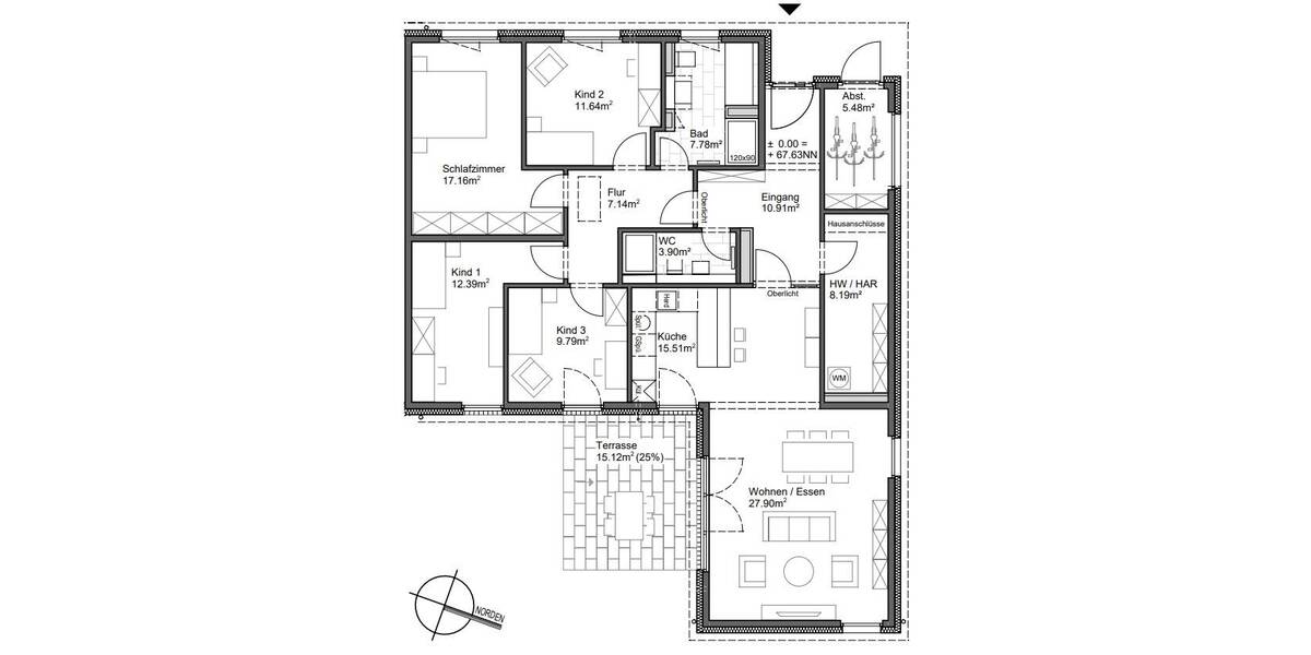 Bungalow Laatzen Laatzen-Mitte - 5 Zimmer, 141 m&sup2;, 698.000&euro; | Angebot:25668763