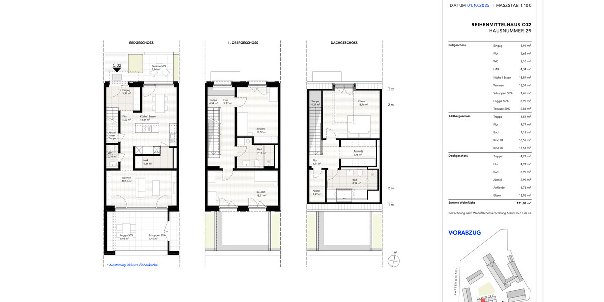 Terrassenwohnung Hannover Döhren-Wülfel - 4 Zimmer, 171 m&sup2;, 2.200&euro; | Angebot:26405254