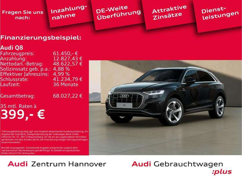 Audi Q8 58.454 km 61.451 € Hannover 30179