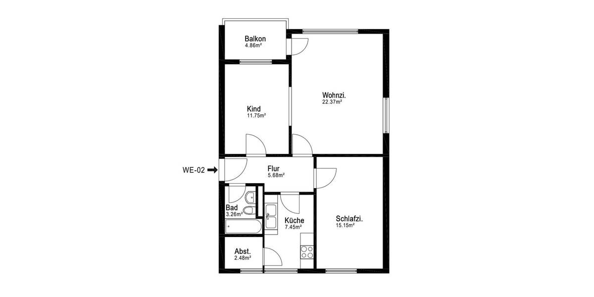 Etagenwohnung Hannover Davenstedt - 3 Zimmer, 70 m&sup2;, 990&euro; | Angebot:26819541