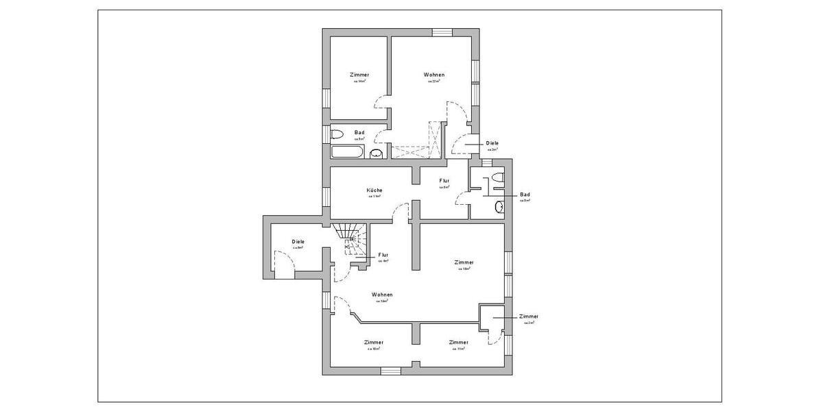 Mehrfamilienhaus, Wohnhaus Langenhagen Brink - 9 Zimmer, 270 m&sup2;, 540.000&euro; | Angebot:26716556