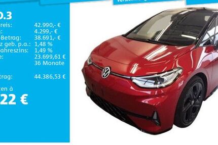 VW ID.3 3.755 km 42.990 &euro; Hannover 30519