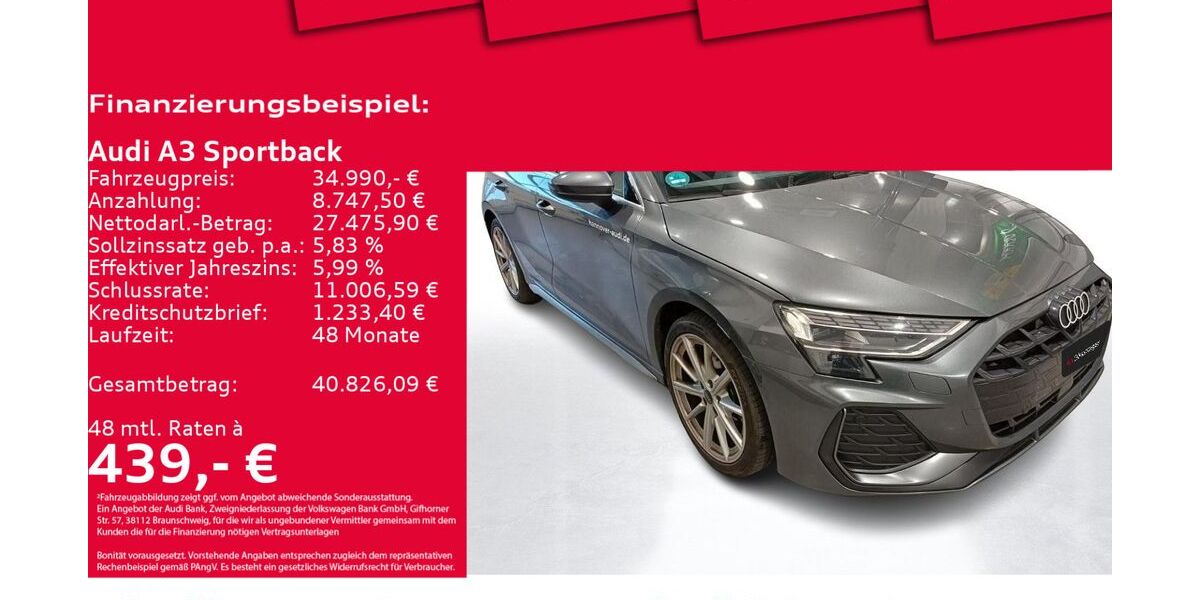 Audi A3 10.956 km 34.990 &euro; Hannover 30179