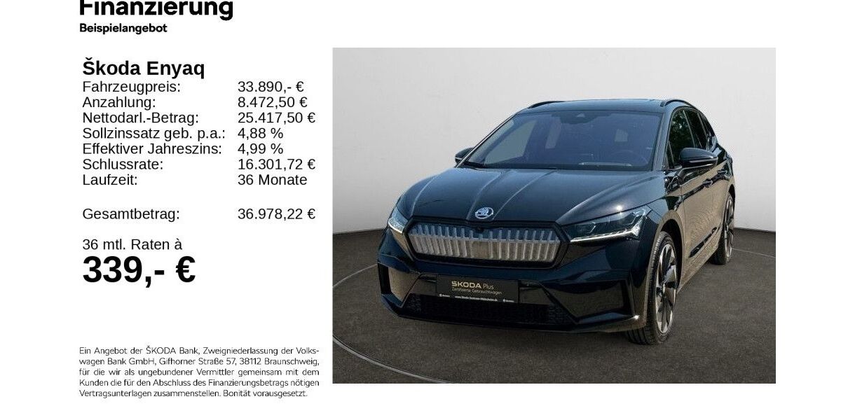 Skoda Enyaq 99.264 km 33.590 &euro; Hildesheim 31137