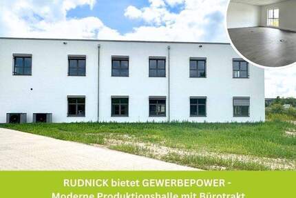 RUDNICK bietet GEWERBEPOWER - Moderne Produktionshalle mit Bürotrakt zimmer