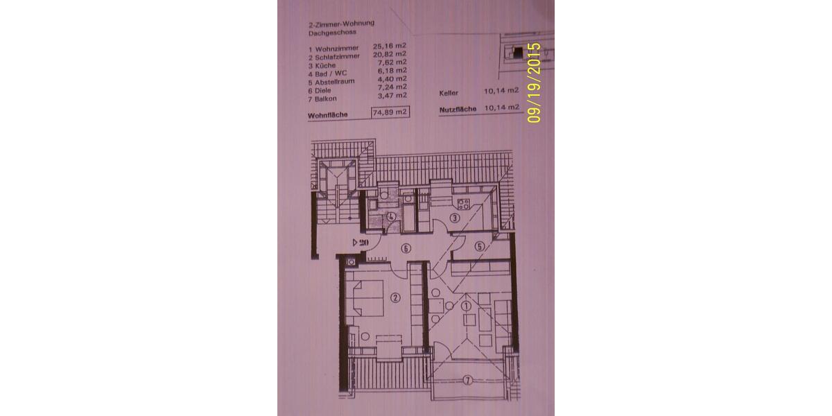 Etagenwohnung Seelze - 2 Zimmer, 75 m&sup2;, 198.000&euro; | Angebot:27426803