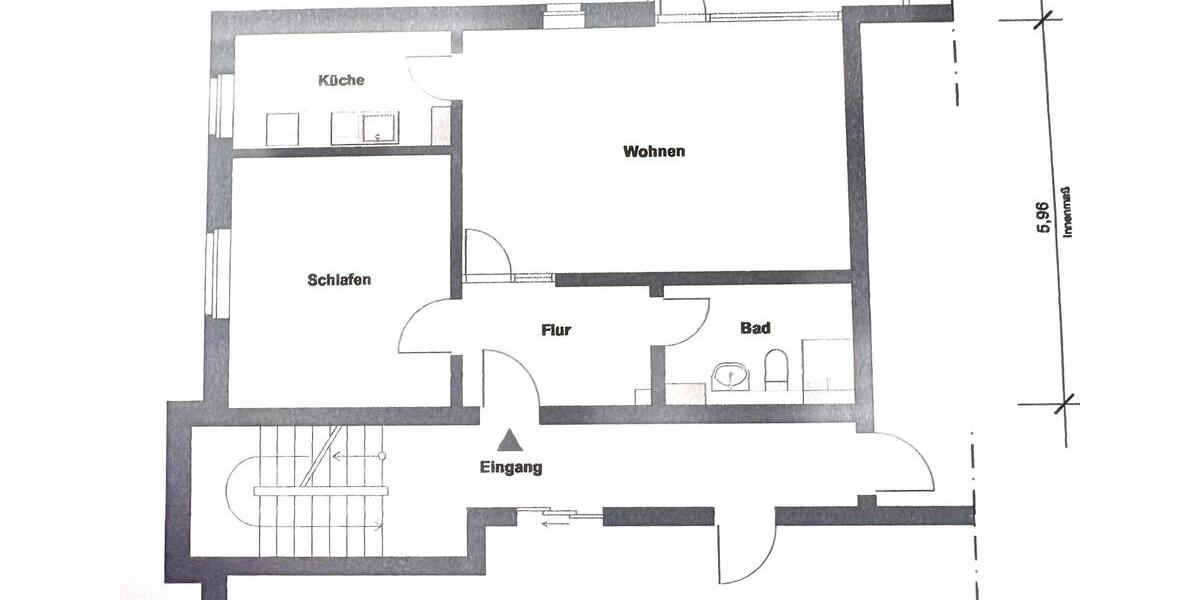 2 Zimmer mit Balkon und Lift, Fußbodenheizung 2 zimmer