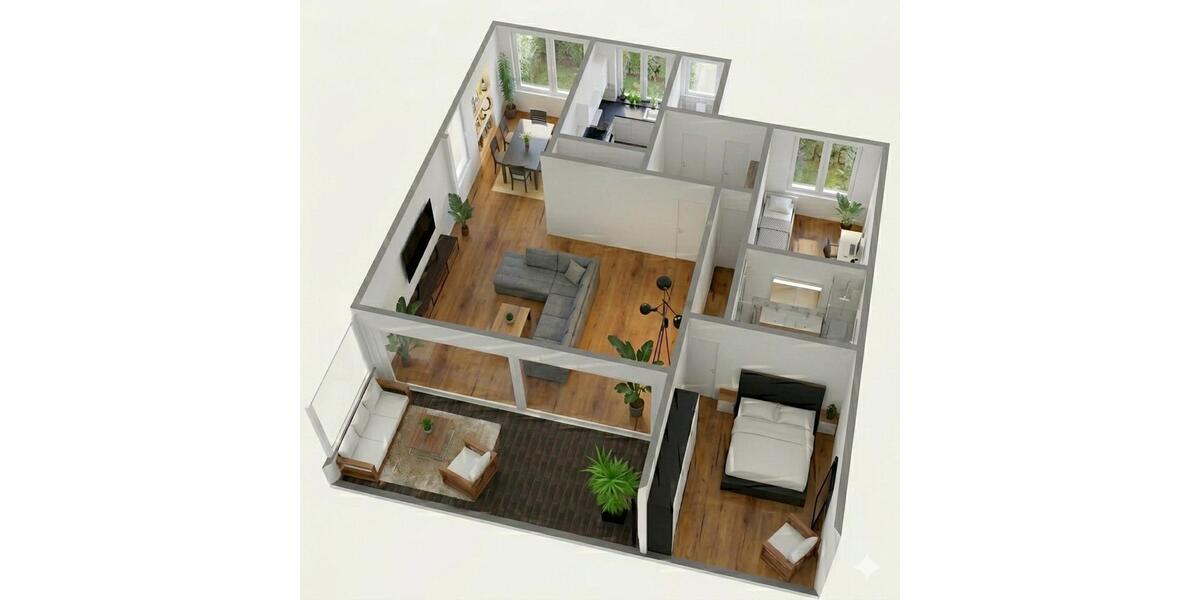 Erdgeschoßwohnung Isernhagen - 3 Zimmer, 125 m&sup2;, 1.687&euro; | Angebot:26338170