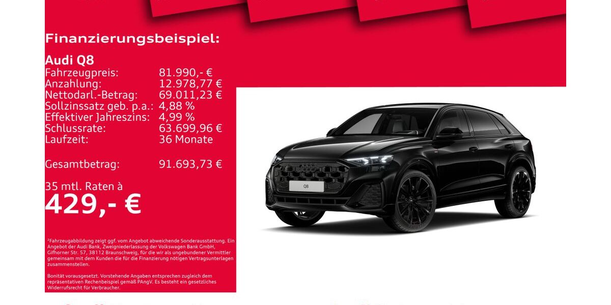 Audi Q8 16.117 km 81.990 &euro; Hannover 30179