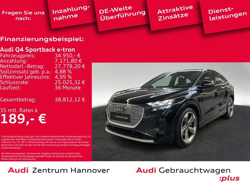 Audi Q4 e-tron 55.998 km 33.950 € Hannover 30179