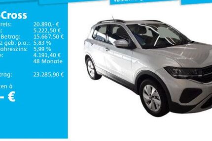 VW T-Cross 1.134 km 20.890 € Langenhagen 30853
