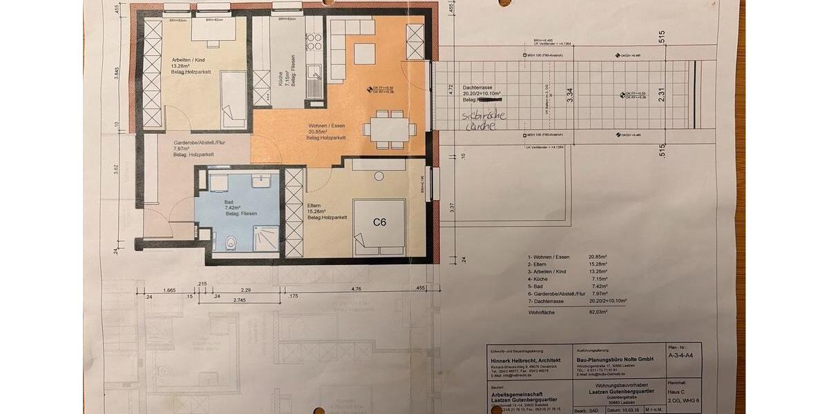 3-Zimmer-Wohnung, KfW 70, Bj. 2015, Laatzen-Mitte, provisionsfrei 3 zimmer