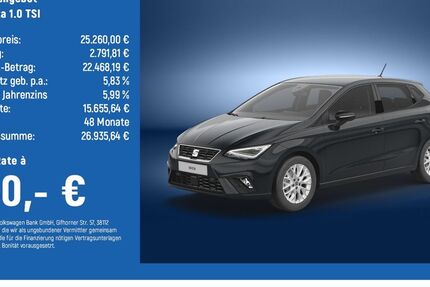 Seat Ibiza 9.434 km 25.260 &euro; Hildesheim 31135