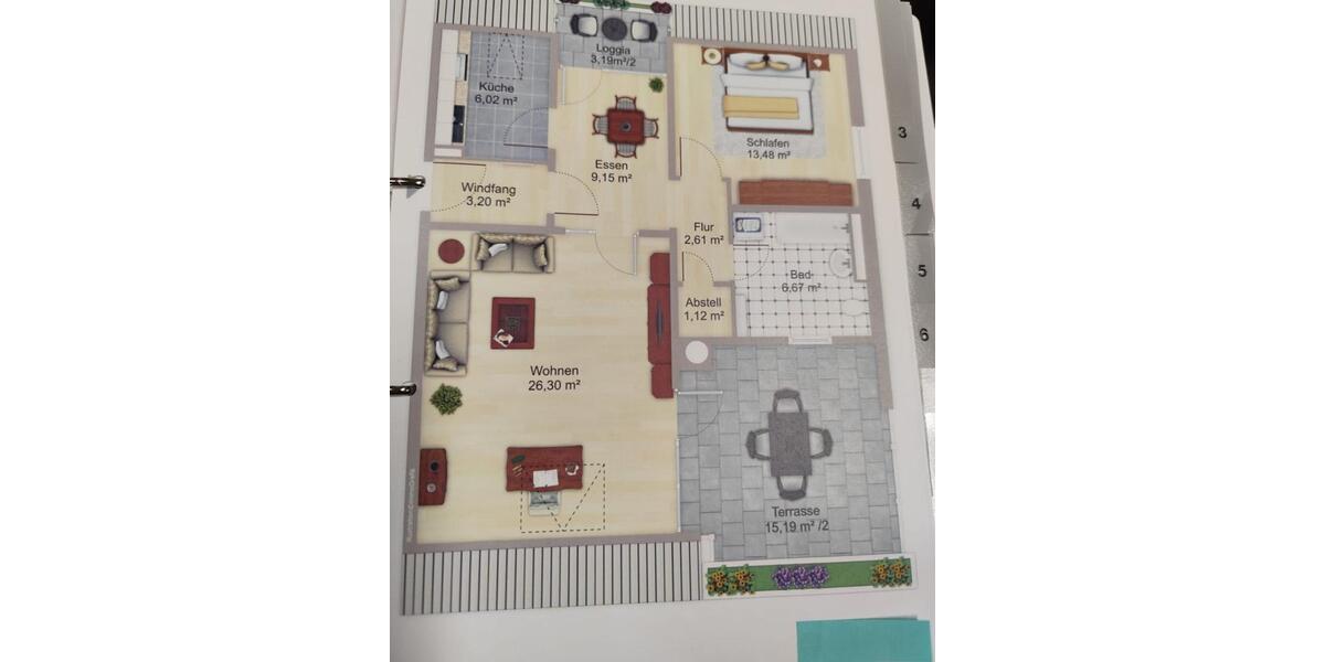 75 m² Eigentumswohnung plus ca. 50 m² ausbaufähigen Dachboden 3 zimmer