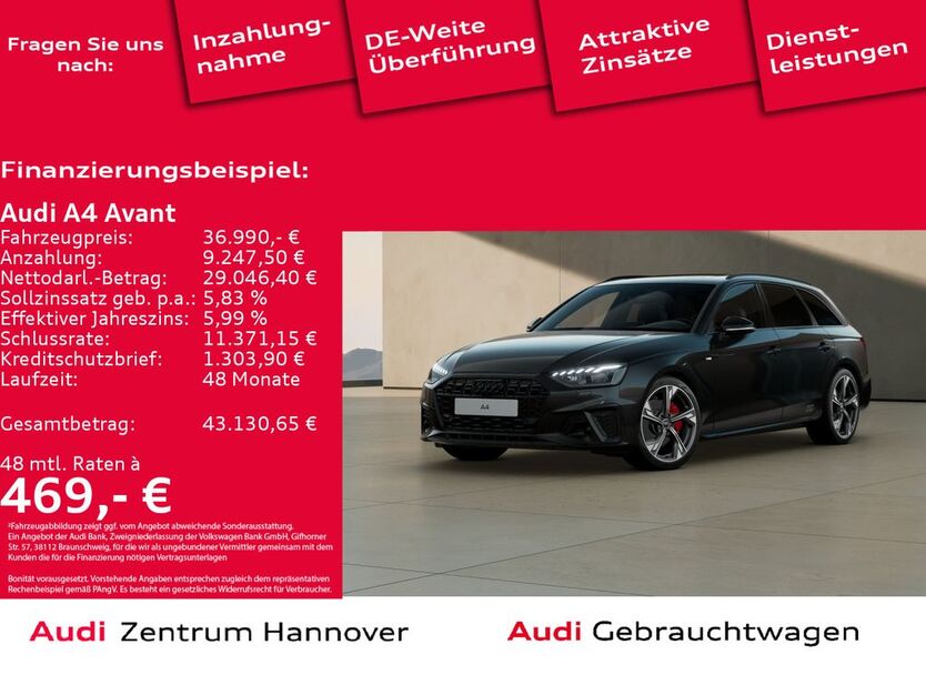 Audi A4 31.553 km 36.990 € Hannover 30179