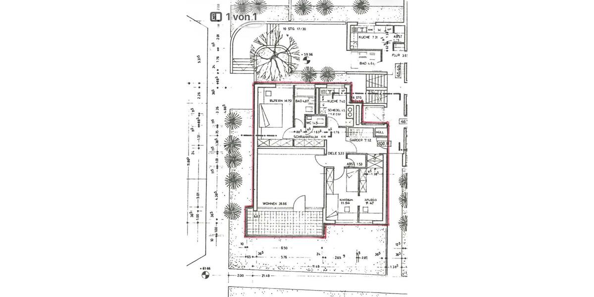 Etagenwohnung Hannover Ahlem-Badenstedt-Davenstedt - 4 Zimmer, 105 m&sup2;, 295.000&euro; | Angebot:26834492