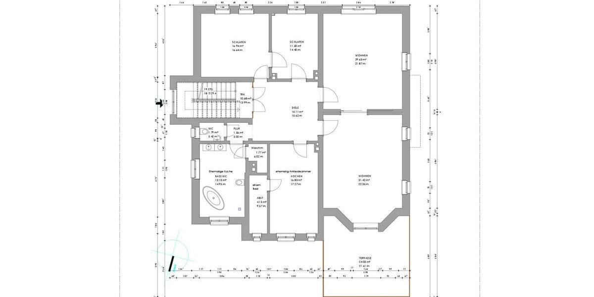 Hannover Kirchrode Wohnen und Arbeiten in Jugendstil Villa 4 zimmer