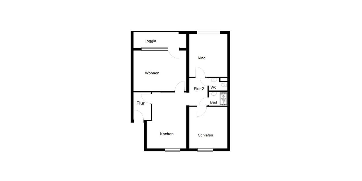 Erdgeschoßwohnung Isernhagen - 3 Zimmer, 75 m&sup2;, 950&euro; | Angebot:25409436
