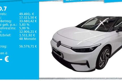 VW ID.7 16.996 km 49.490 € Lehrte 31275