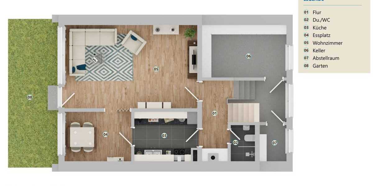 Ihr neues Zuhause in ruhiger Umgebung - Reihenmittelhaus Sarstedt | Angebot:27643092