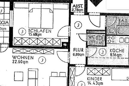 Wohnung Hannover Vahrenwald-List - 3 Zimmer, 78 m&sup2;, 324.000&euro; | Angebot:26532085