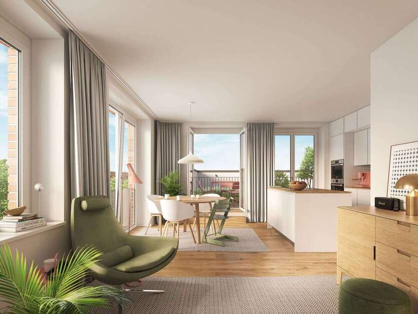 Wohnung zum Mieten in Hannover 1.315 € 80.92 m² 3 zimmer