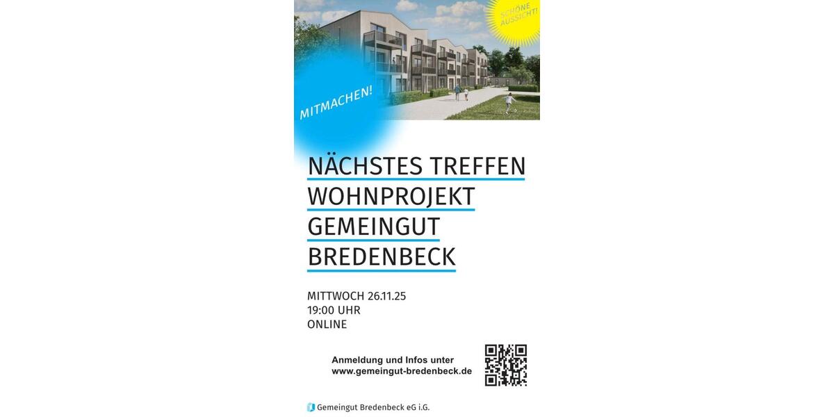 Lust auf ein Wohnprojekt? 3-Zimmer Wohnungen frei! zimmer