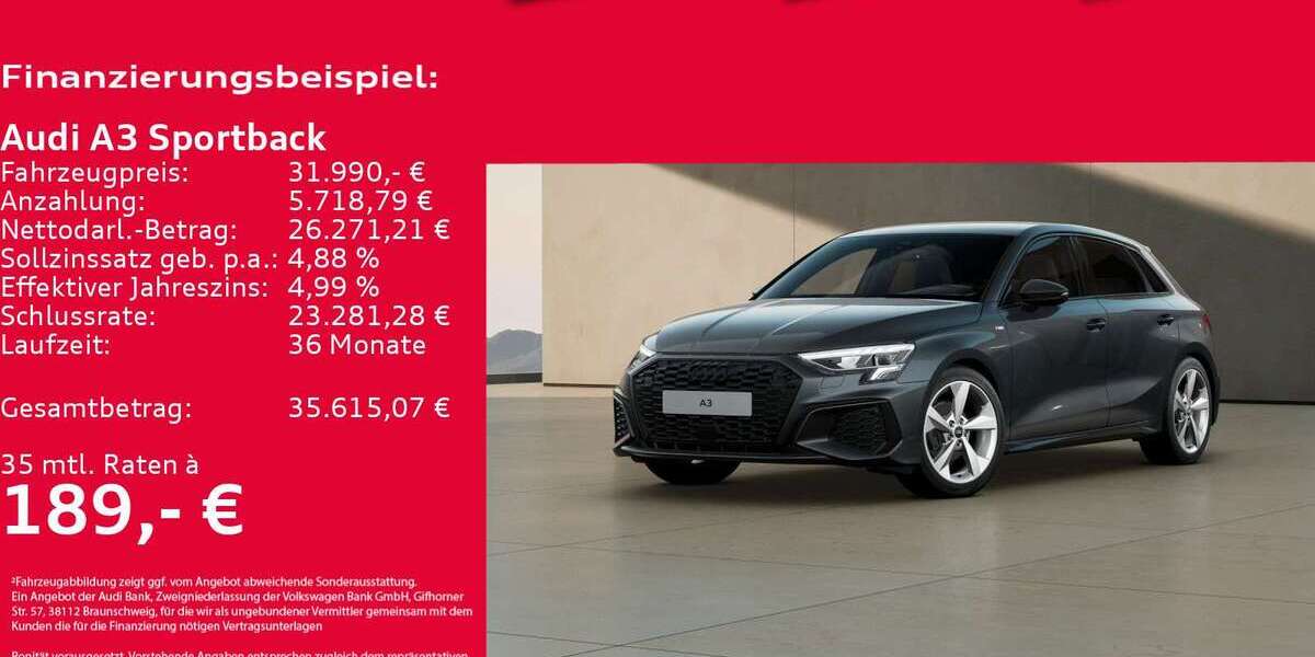 Audi A3 22.793 km 31.990 &euro; Hannover 30179