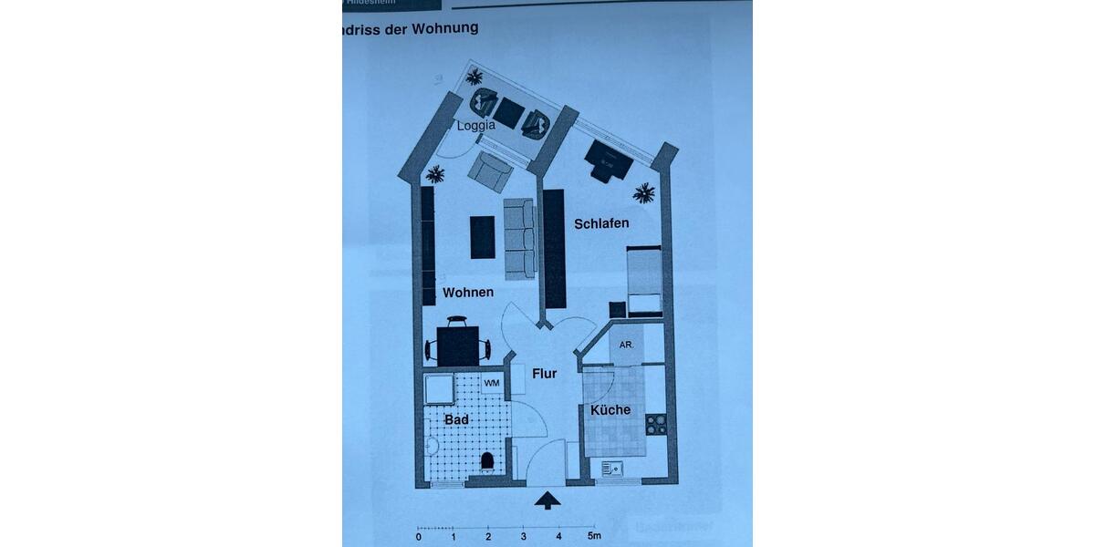 Etagenwohnung Hildesheim Bockfeld - 2 Zimmer, 59 m&sup2;, 169.000&euro; | Angebot:25639920