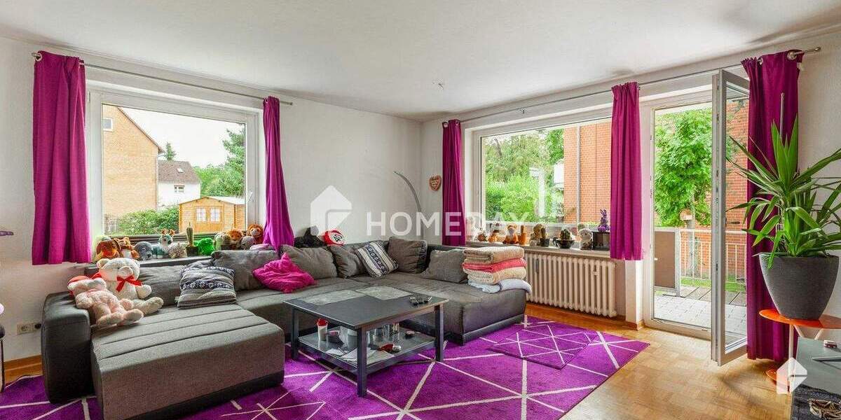 Tolle Lage in Gleidingen: 3-Zimmer-Wohnung, Loggia mit Abgang zum Garten sowie Stellplatz 3 zimmer