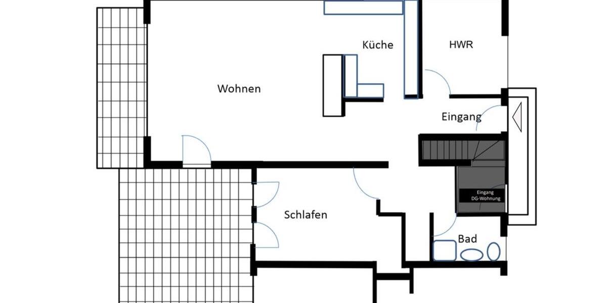 Erdgeschosswohnung mit Terrasse & Gartenanteil – Wedemark Resse 2.5 zimmer
