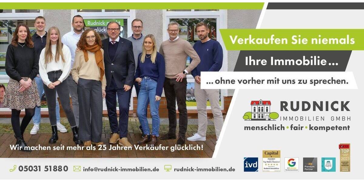 Etagenwohnung Wunstorf Luthe - 2 Zimmer, 71 m&sup2;, 169.000&euro; | Angebot:26143247