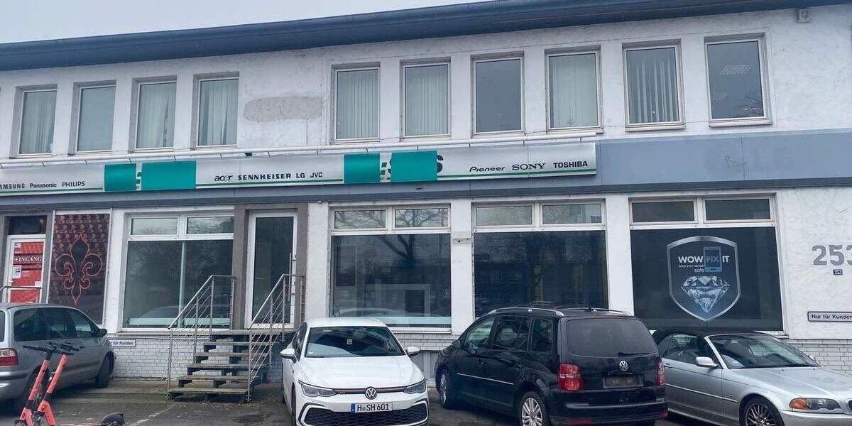 Ladengeschäft mit großer Schaufensterfront direkt an der Vahrenwalder Straße zimmer