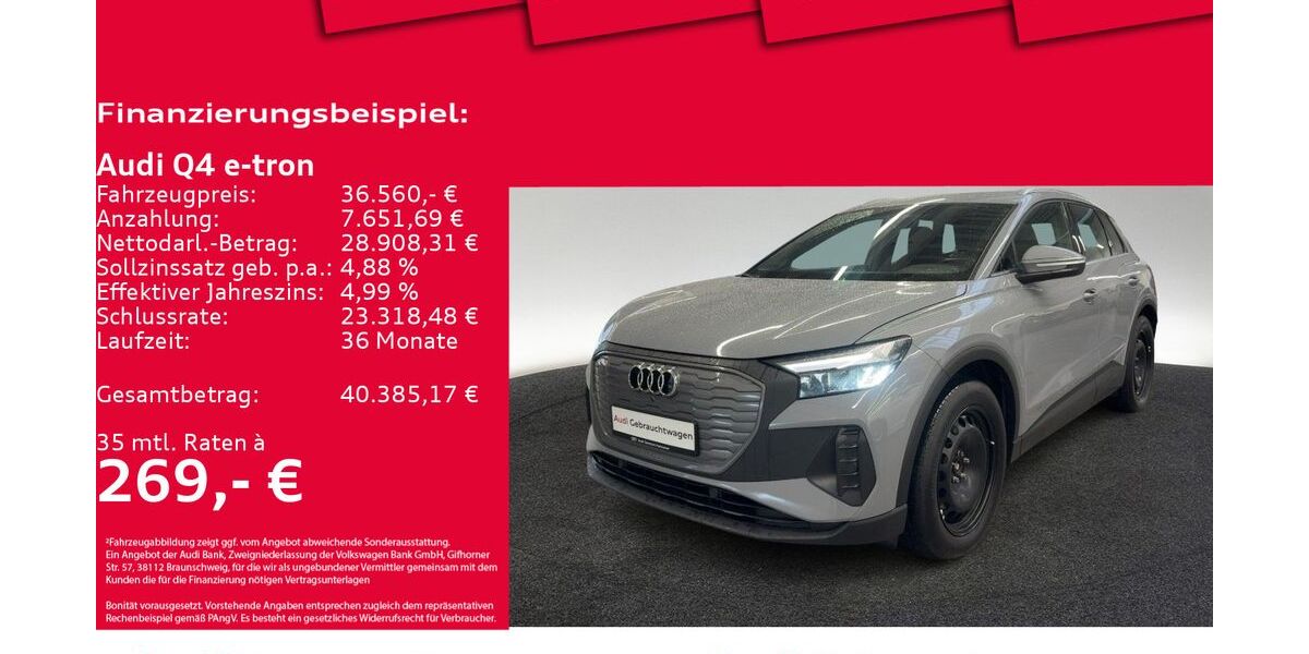 Audi Q4 e-tron 26.207 km 36.560 € Hannover 30179