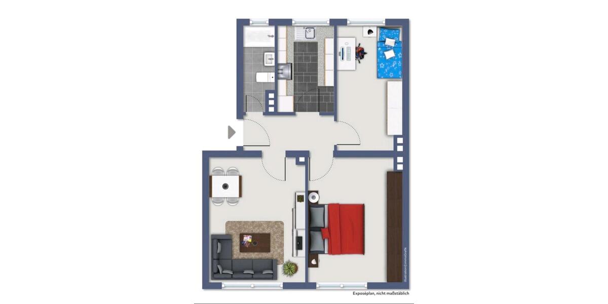 Etagenwohnung Hannover Ricklingen - 3 Zimmer, 67 m&sup2;, 249.000&euro; | Angebot:26034023