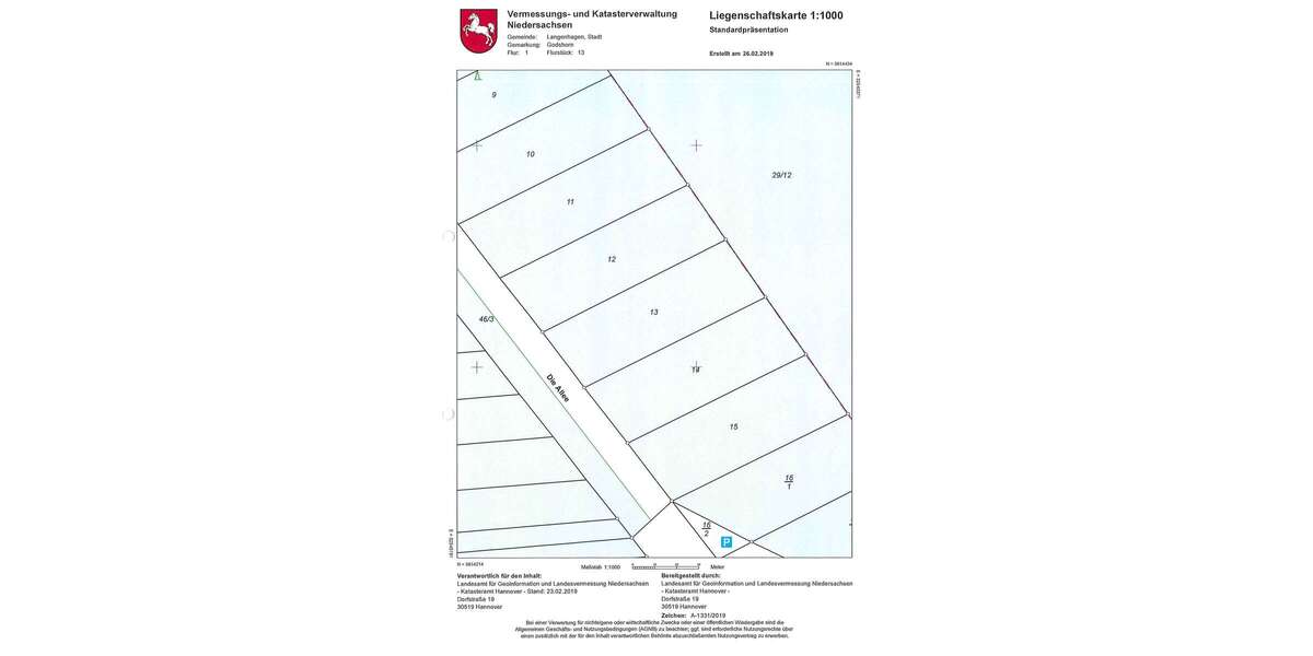Grundstück Langenhagen Engelbostel - 25.000&euro; | Angebot:24435727