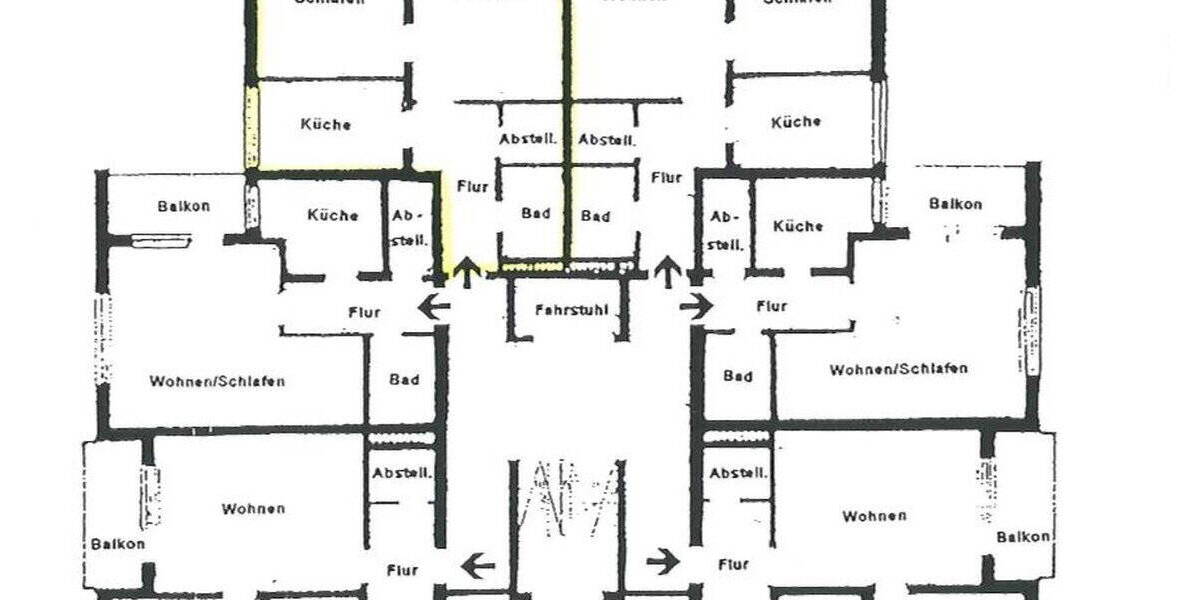 Etagenwohnung Hannover Ledeburg - 2 Zimmer, 57 m&sup2;, 189.000&euro; | Angebot:26043278
