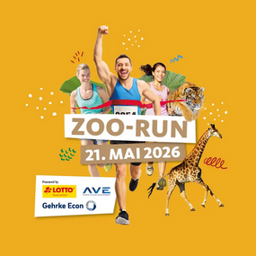 Das tierischste Laufevent des Jahres 21.05.2026 Erlebnis-Zoo Hannover