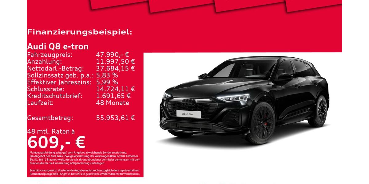 Audi Q8 e-tron 28.228 km 47.450 &euro; Hannover 30179