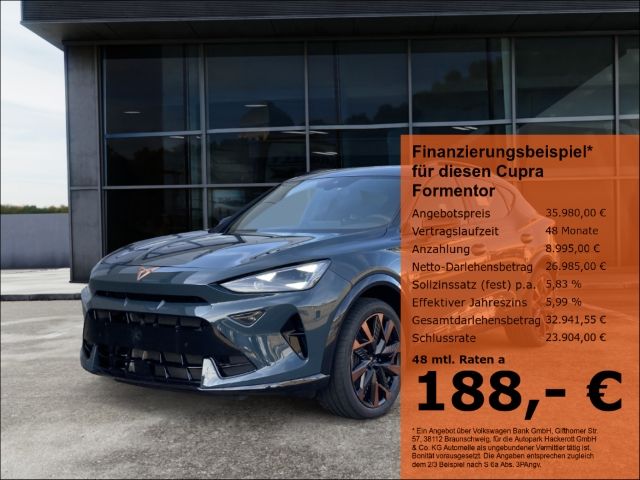 Cupra Formentor 14.518 km 35.980 € Burgwedel 30938