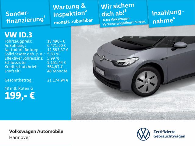 VW ID.3 49.700 km 18.490 € Lehrte 31275
