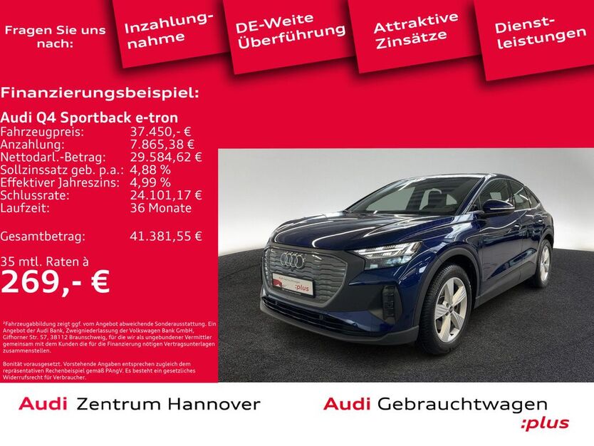 Audi Q4 e-tron 35.748 km 35.400 € Hannover 30179