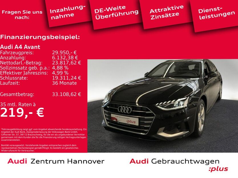 Audi A4 38.044 km 29.950 € Hannover 30179