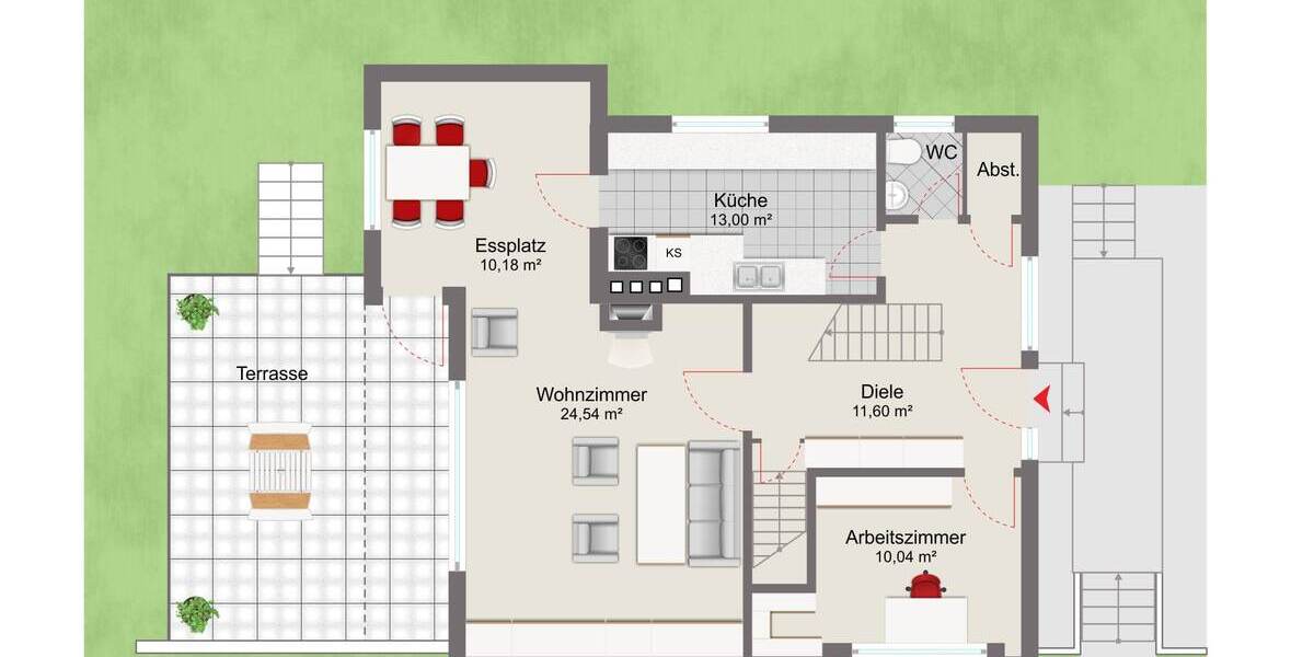 Großzügiges Architektenhaus für Familien 5 zimmer