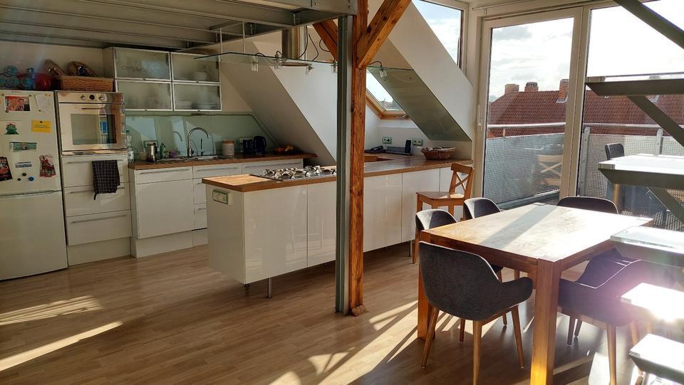 Exlusives Loft Hannover-List mit 2 Dachterrassen (+Garage)