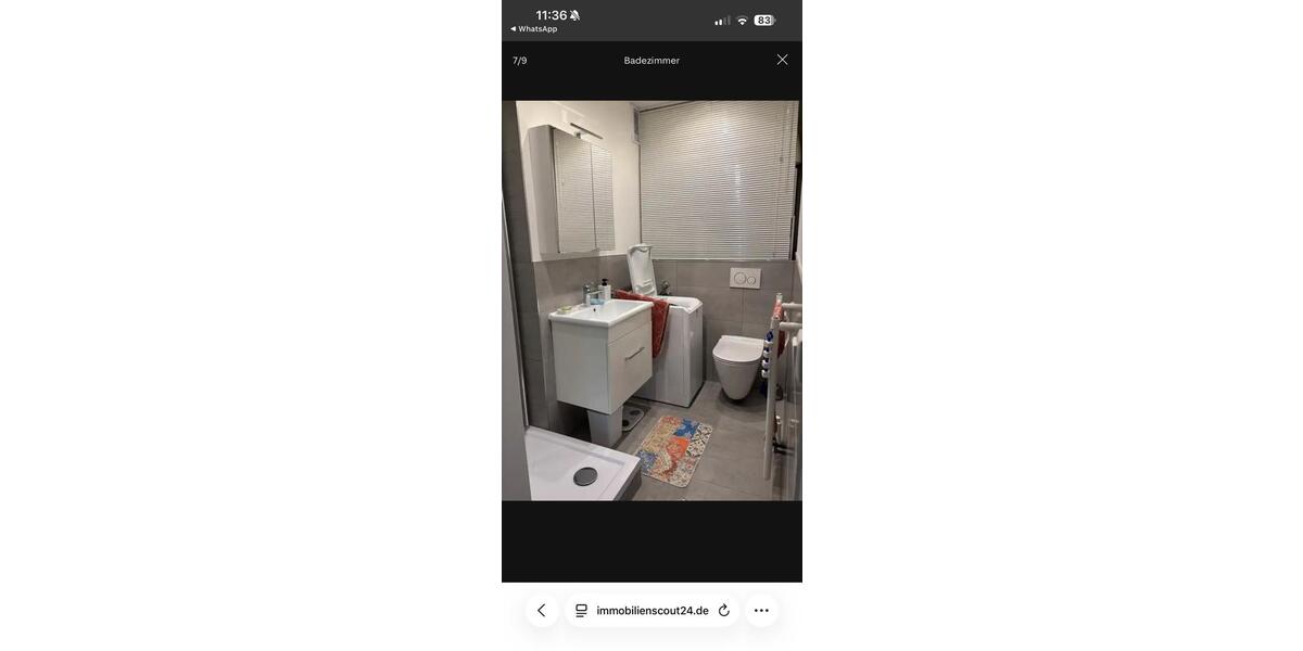 Möblierte Zweizimmerwohnung Warmmiete 1050€ 2 zimmer