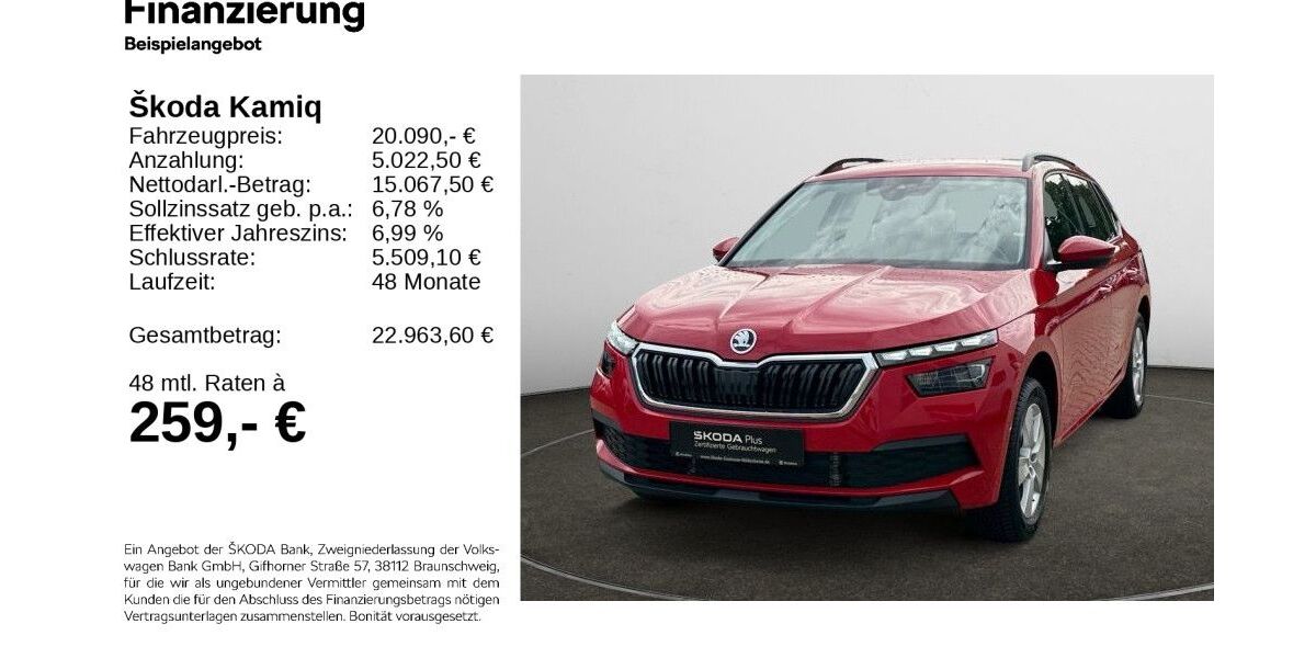 Skoda Kamiq 6.494 km 19.790 &euro; Hildesheim 31137
