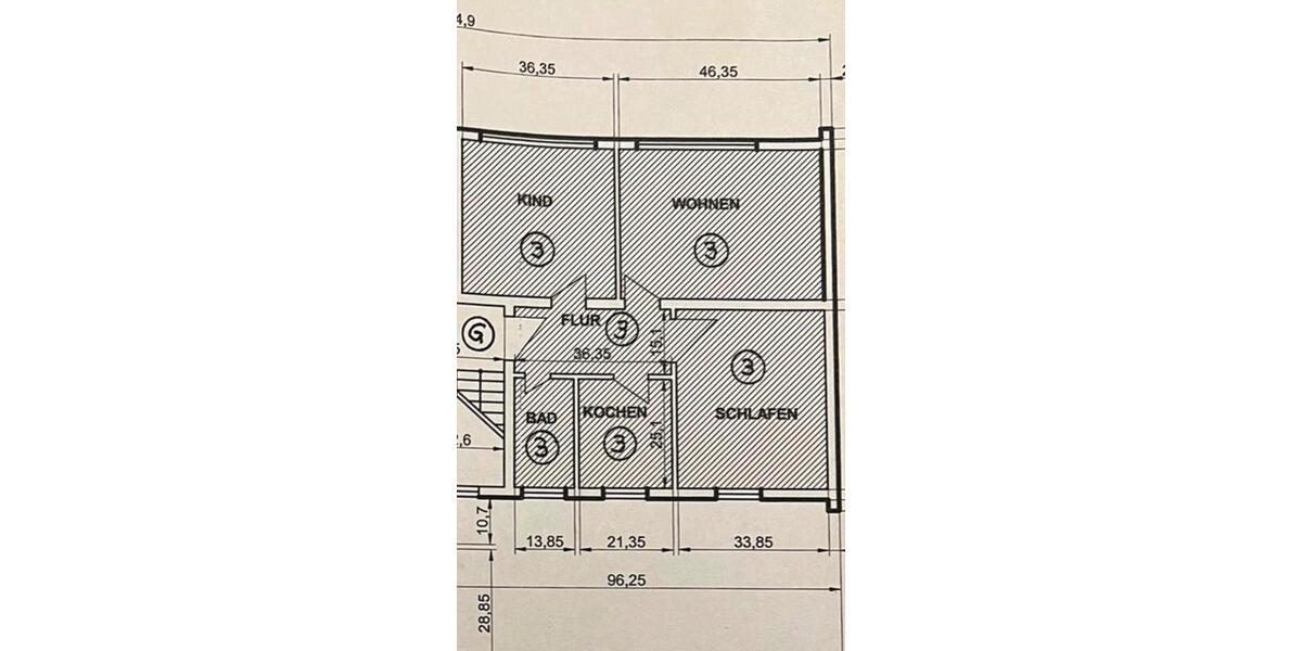 Etagenwohnung Garbsen Ortschaft Horst - 3 Zimmer, 56 m&sup2;, 650&euro; | Angebot:25979515